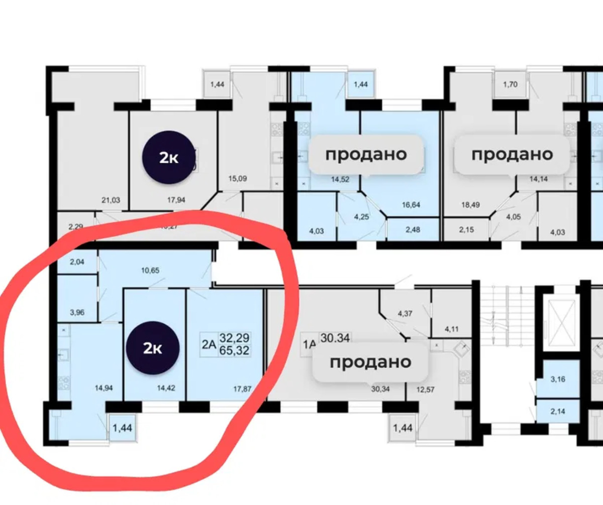 Продаж 2-кімнатної квартири, ЖК Сімейний комфорт фото 1 Продаж 2-кімнатної квартири, ЖК Сімейний комфорт фото 1