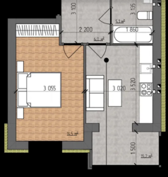 Продаж 1к квартири 42.8 кв. м., ЖК Nova Koreя фото 11 Продаж 1к квартири 42.8 кв. м., ЖК Nova Koreя фото 11