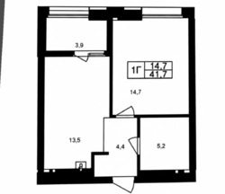 Продаж 1к квартири 41.7 кв. м., ЖК Lavanda Park, Вінниця. фото 3 Продаж 1к квартири 41.7 кв. м., ЖК Lavanda Park, Вінниця. фото 3