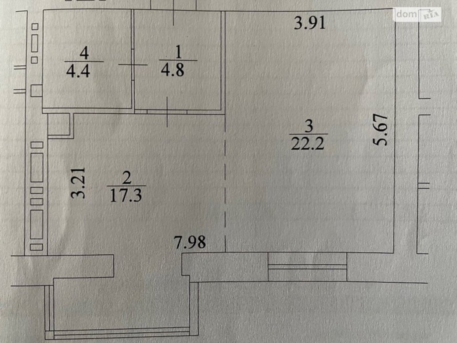 Однокімнатна квартира в новобудові фото 1 Однокімнатна квартира в новобудові фото 1