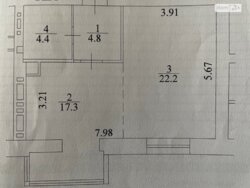 Однокімнатна квартира в новобудові фото 1 Однокімнатна квартира в новобудові фото 1