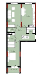 2 кімнатні квартири у ЖК Квартал 5 фото 4 2 кімнатні квартири у ЖК Квартал 5 фото 4