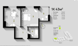1 кімнатні квартири у ЖК Юніон фото 2 1 кімнатні квартири у ЖК Юніон фото 2