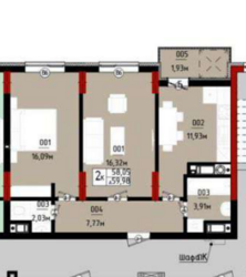 2 кімнатні квартири у ЖК Квартал 5 фото 9 2 кімнатні квартири у ЖК Квартал 5 фото 9