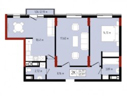 2 кімнатні квартири у ЖК Квартал 5 фото 6 2 кімнатні квартири у ЖК Квартал 5 фото 6