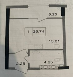 Уютная квартира-студия в жилом комплексе Артвилль. фото 1 Уютная квартира-студия в жилом комплексе Артвилль. фото 1