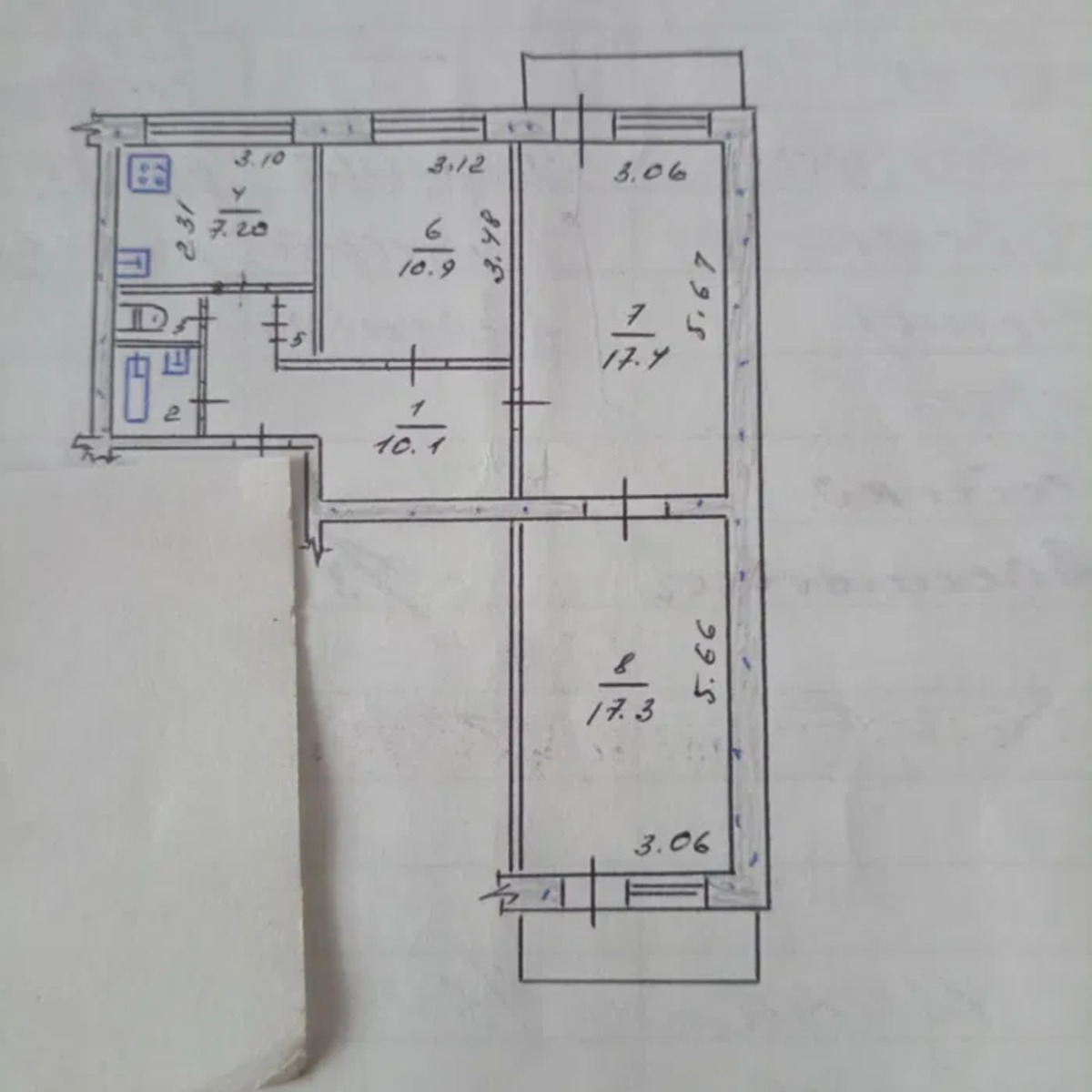 Продаж 3кімнатної квартири. фото 1 Продаж 3кімнатної квартири. фото 1