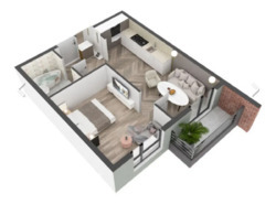 ������ �������� � ��������� �� West Towers, ������� �4. ���� 3