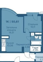 🏡 �������� 1-������� �������� � ���������� ����� � ������� �� Lystopad ���� 15
