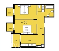 🏡 ��������� 3-������� �������� � �� Continent Green ���� 9