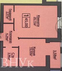 ��������� �������� 1-������� �������� ������ 45 �² � ��������� �� ������ ������ ���� 12