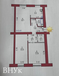 Продається 3-кімнатна квартира з ремонтом, район Промінь. фото 12 Продається 3-кімнатна квартира з ремонтом, район Промінь. фото 12