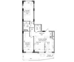 Продається 2 кімнатна квартира в престижному районі Василя Гаджеги (Боздош) фото 3 Продається 2 кімнатна квартира в престижному районі Василя Гаджеги (Боздош) фото 3