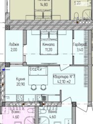 Продається квартира Закарпатська, Ужгород, єнківська, 42 фото 1 Продається квартира Закарпатська, Ужгород, єнківська, 42 фото 1