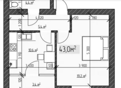 Продаж 1к квартири 43 кв. м на вул. Джерельна фото 2 Продаж 1к квартири 43 кв. м на вул. Джерельна фото 2