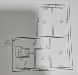 Продам 3х комнатную квартиру ЦНАП. фото 1 Продам 3х комнатную квартиру ЦНАП. фото 1