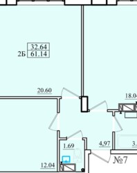 Продаётся 2-х комн. квартира в новострое на Парусной 1С фото 6 Продаётся 2-х комн. квартира в новострое на Парусной 1С фото 6
