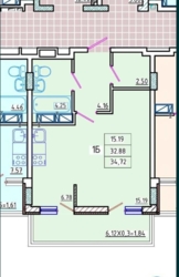 Однокімнатна квартира фото 4 Однокімнатна квартира фото 4