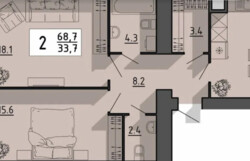 ������ 2� �������� 68.7 ��. � �� ����. �������� ������ ������������ ���� 9