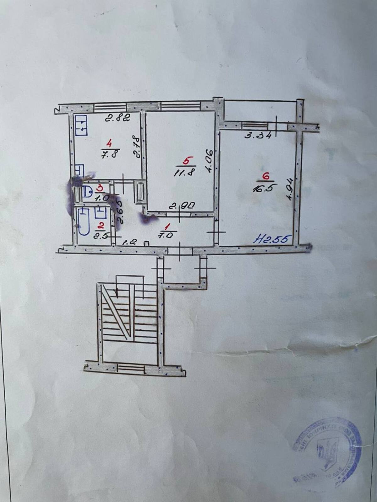 2-    ( )  1