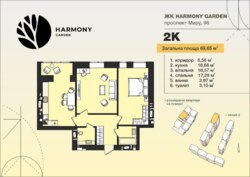 ✨ Елітна 2-кімнатна квартира в ЖК HARMONY GARDEN на Виставці! ✨ фото 4 ✨ Елітна 2-кімнатна квартира в ЖК HARMONY GARDEN на Виставці! ✨ фото 4