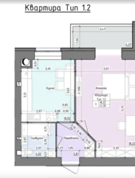 1 кімнатна квартира у Новобудові ЖК Барви фото 7 1 кімнатна квартира у Новобудові ЖК Барви фото 7