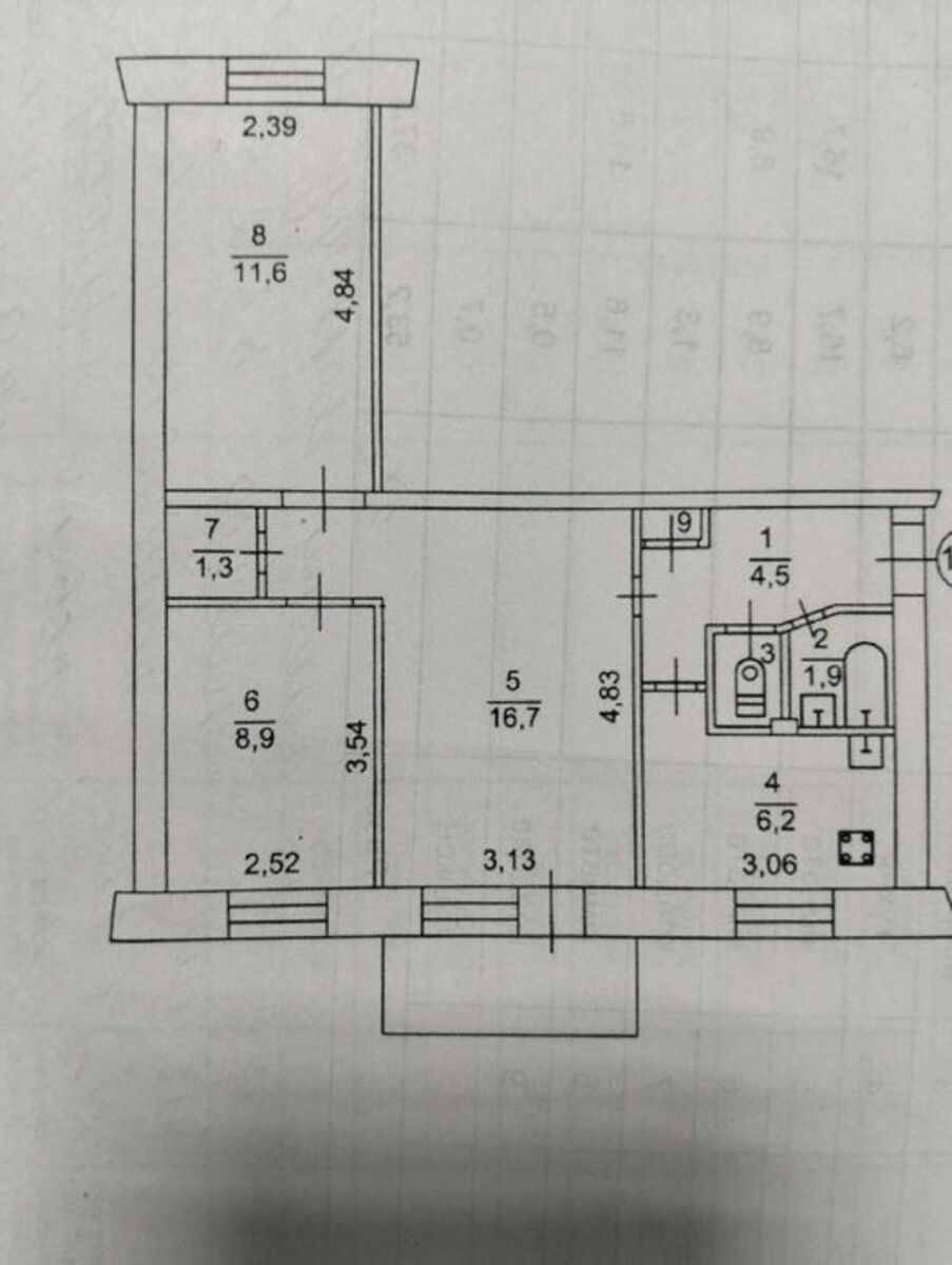 Продам 3х комнатную фото 1 Продам 3х комнатную фото 1