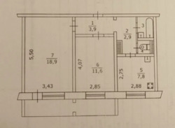 Продам 2 кімнат. квартиру на Лб, 8 поверх. фото 9 Продам 2 кімнат. квартиру на Лб, 8 поверх. фото 9
