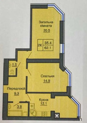 Продаж квартири ЖК Софія Резиденс 84900 фото 1 Продаж квартири ЖК Софія Резиденс 84900 фото 1