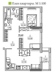 43000$ Таировские сады | 2-х комн | кирпич | малоэтажный дом фото 5 43000$ Таировские сады | 2-х комн | кирпич | малоэтажный дом фото 5