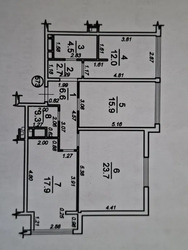 150000$ Продам 3-комнатную квартиру в 37 Жемчужине.Прямой Вид на море.. фото 19 150000$ Продам 3-комнатную квартиру в 37 Жемчужине.Прямой Вид на море.. фото 19