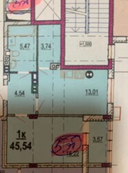 Продається 1-но кімнатна квартира в центральній частині міста. Новобудова. Без ремонту фото 2 Продається 1-но кімнатна квартира в центральній частині міста. Новобудова. Без ремонту фото 2