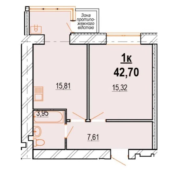 Продається 1-но кімнатна квартира в Старому місті. Новобудова, без ремонту фото 1 Продається 1-но кімнатна квартира в Старому місті. Новобудова, без ремонту фото 1