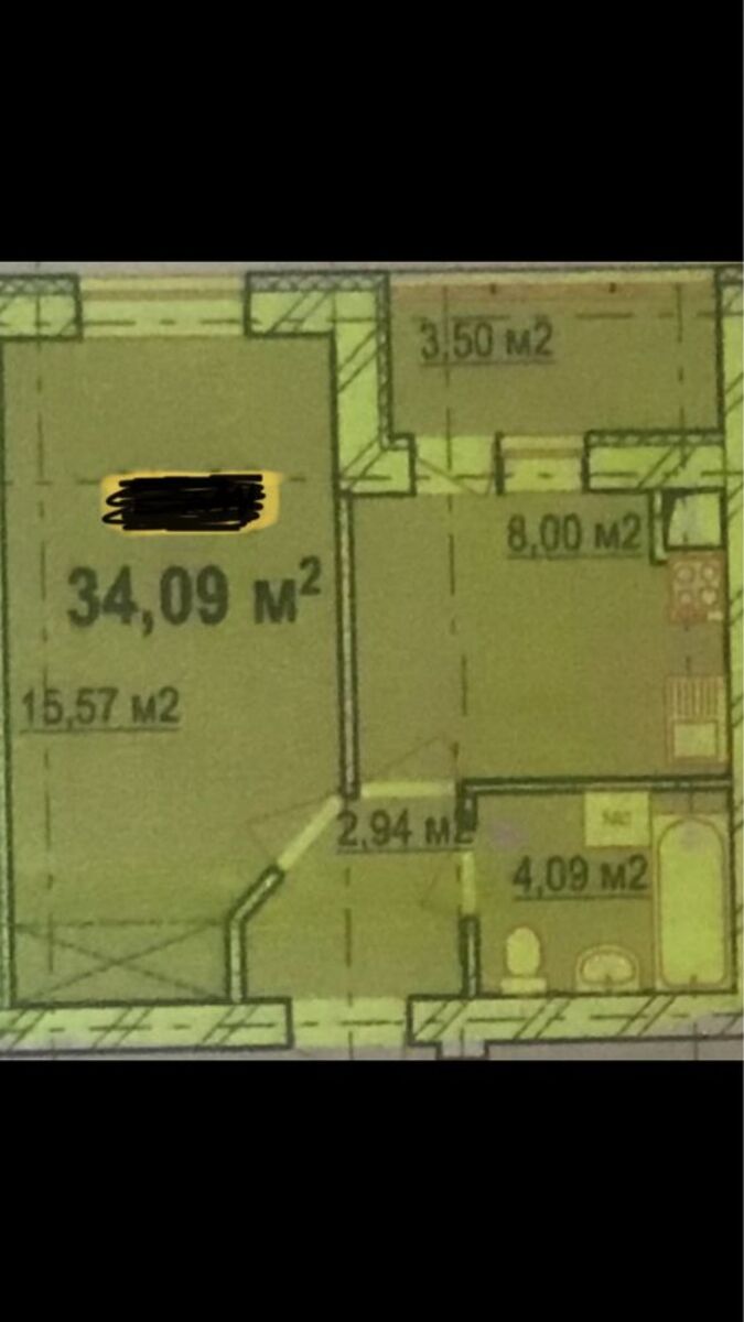 Продається 1но кімнатна квартира ЖК Барський, потребує ремонту фото 1 Продається 1но кімнатна квартира ЖК Барський, потребує ремонту фото 1