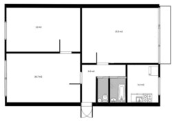 Продається 3-х кімнатна квартира в Замостянськоу районі. фото 1 Продається 3-х кімнатна квартира в Замостянськоу районі. фото 1