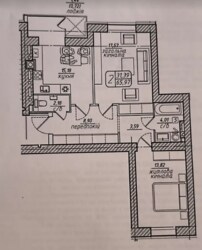 Продається 2-х кімнатна квартира в новому ЖК. Ленінський район. фото 2 Продається 2-х кімнатна квартира в новому ЖК. Ленінський район. фото 2
