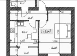 Продаж 1к квартири 43 кв. м на вул. Джерельна фото 5 Продаж 1к квартири 43 кв. м на вул. Джерельна фото 5