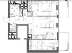 ������ 2� �������� 66.5 ��. � �� ����. ��������� �� Central Park Vinnytsia ���� 3