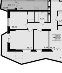 Продається 3-х кімнатна квартира в Центрі міста. ЖК Central Park Vinnytsia фото 2 Продається 3-х кімнатна квартира в Центрі міста. ЖК Central Park Vinnytsia фото 2