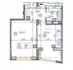 Продаж 1-но кімнатної квартири в новому ЖК Замостянський район фото 2 Продаж 1-но кімнатної квартири в новому ЖК Замостянський район фото 2