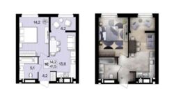 Продаж 1к квартири 41 кв. м ЖК Lavanda Park фото 3 Продаж 1к квартири 41 кв. м ЖК Lavanda Park фото 3