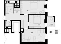 Продається 2-кімнатна квартира в новобудові ЖК Central Park. фото 2 Продається 2-кімнатна квартира в новобудові ЖК Central Park. фото 2