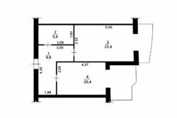 Квартира в ЖК «Набережний квартал » фото 1 Квартира в ЖК «Набережний квартал » фото 1