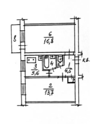 Продам 2-комнатную квартиру / Центр фото 9 Продам 2-комнатную квартиру / Центр фото 9