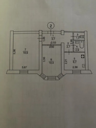 Продам 2-х комнатная квартира / Колеусовская фото 1 Продам 2-х комнатная квартира / Колеусовская фото 1
