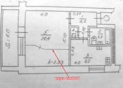 Продаж 1-кімнатної квартири р-н Баси фото 2 Продаж 1-кімнатної квартири р-н Баси фото 2