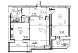 Продаж 2-кімнатної квартири пр-п.Лушпи,корпус 24/2 фото 2 Продаж 2-кімнатної квартири пр-п.Лушпи,корпус 24/2 фото 2