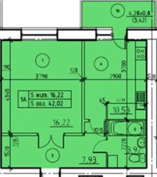 Продаж 1-кімнатної квратири пр.Лушпи ЖК Еспланада фото 3 Продаж 1-кімнатної квратири пр.Лушпи ЖК Еспланада фото 3