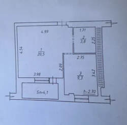 Продаж 1-кімнатної квартири вул. Воскресенська фото 6 Продаж 1-кімнатної квартири вул. Воскресенська фото 6