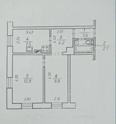 Продаж 2-кімнатної квартири вул. Козацький Вал (центр міста) фото 4 Продаж 2-кімнатної квартири вул. Козацький Вал (центр міста) фото 4